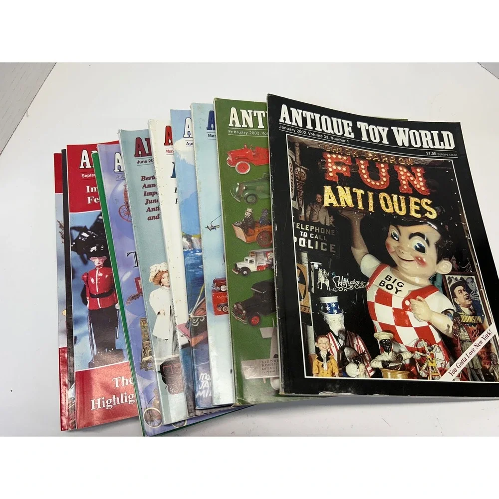 Antique Toy World‎ Magazine Lot 2002 Complete Antiques Collectibles Reference